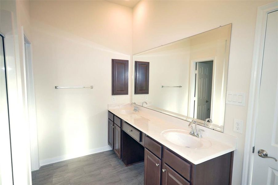 Dual Vanities in master bath