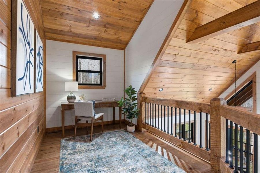 Furnished interior view inside a new home in , Blue Ridge (Image 10).