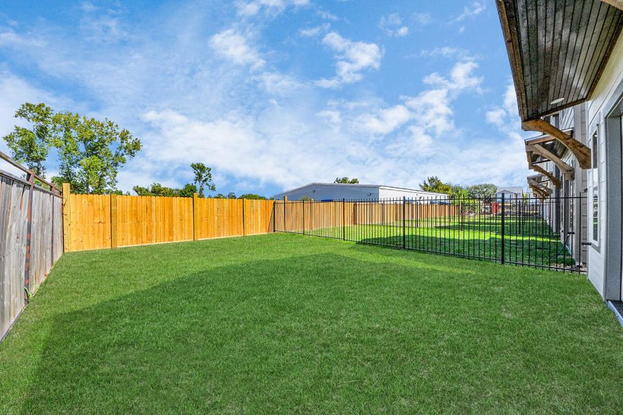 Exterior details and patio area of a home in , Houston (Image 24). Exterior details and patio area of a home in , Houston (Image 24).