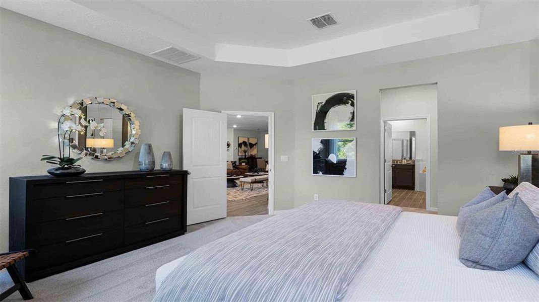 Furnished interior view inside a new home in Wynwood, Ocoee (Image 28). Furnished interior view inside a new home in Wynwood, Ocoee (Image 28).