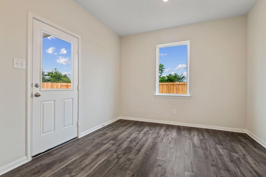 Spacious, unfurnished interior of a new home in Trails at Cochran Ranch, Waller (Image 13). Spacious, unfurnished interior of a new home in Trails at Cochran Ranch, Waller (Image 13).