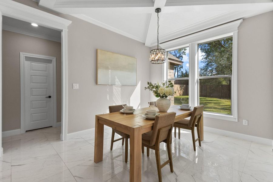 Furnished interior view inside a new home in , Beaumont (Image 41).