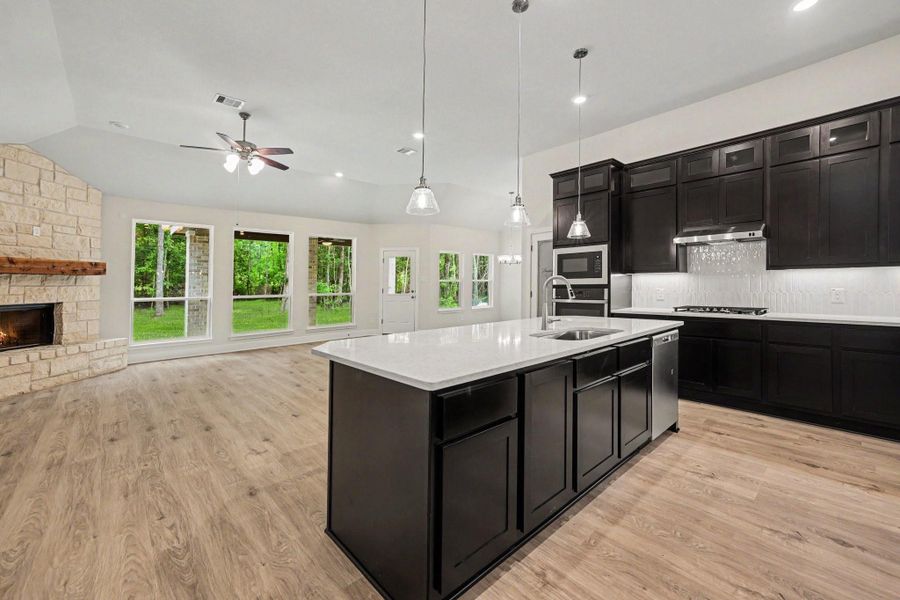 Furnished interior view inside a new home in Encino Estates, Dayton (Image 5).