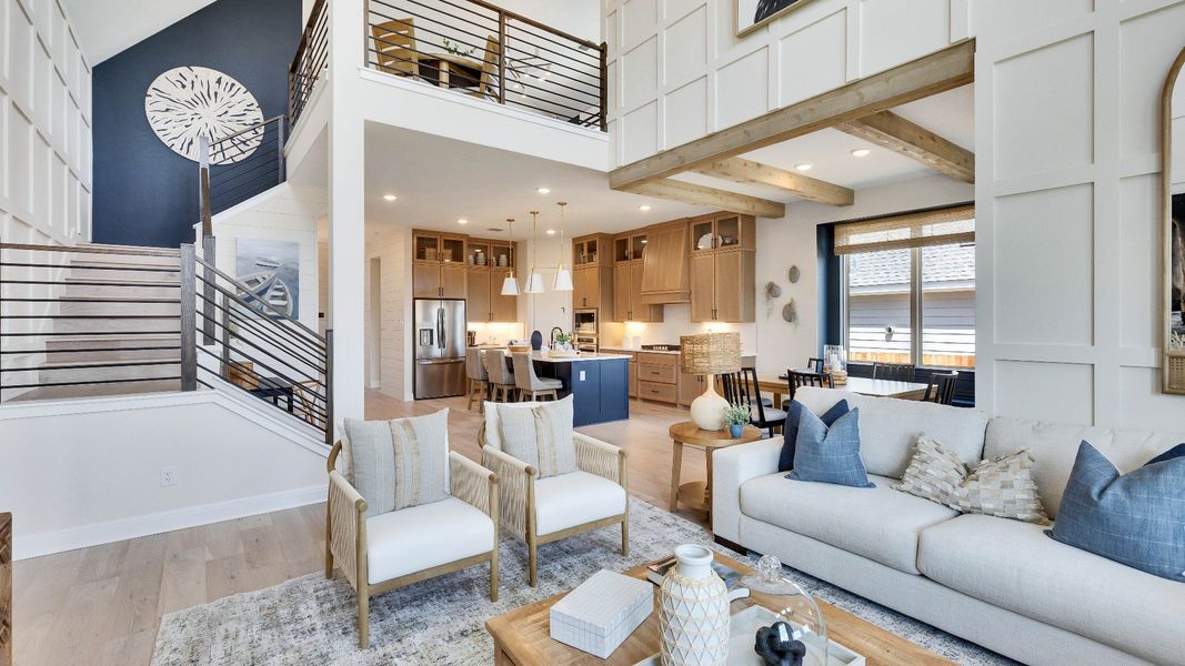 Representative furnished interior of a home built from the Rosewood by DRB Homes in Sunfield, Buda (Image 16). Representative furnished interior of a home built from the Rosewood by DRB Homes in Sunfield, Buda (Image 16).