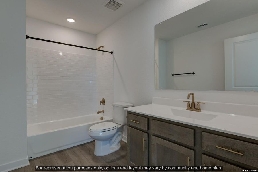 Furnished interior view inside a new home in Arcadia Ridge, San Antonio (Image 8).