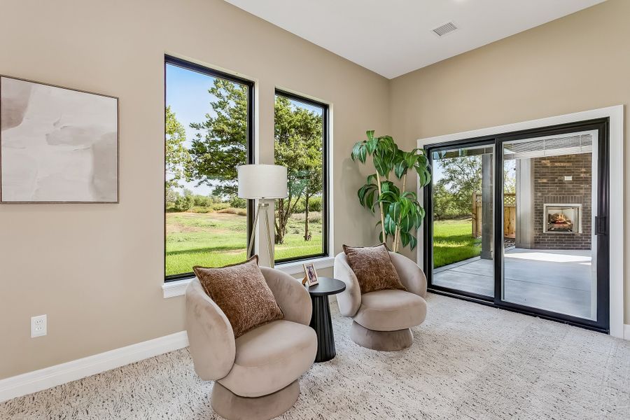 Furnished interior view inside a new home in The Courtyards at Jacobs Farm, Wichita (Image 13).