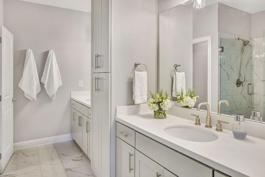 Furnished interior view inside a new home in , Atlanta (Image 6).