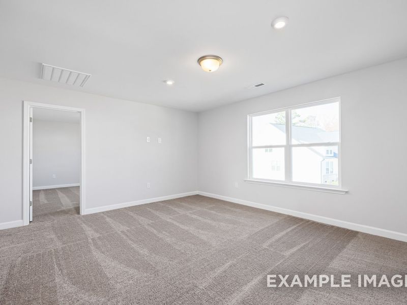 Representative unfurnished interior of a home built from the The Cypress II by Davidson Homes LLC in Tobacco Road, Angier (Image 31). Representative unfurnished interior of a home built from the The Cypress II by Davidson Homes LLC in Tobacco Road, Angier (Image 31).