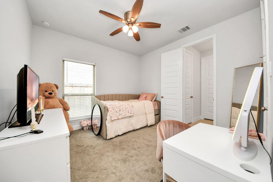 Furnished interior view inside a new home in Bridgeland, Cypress (Image 13). Furnished interior view inside a new home in Bridgeland, Cypress (Image 13).