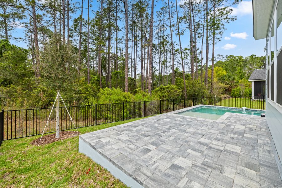 Representative exterior details of a home built from the Palmetto by Riverside Homes in Mariposa at EverRange 40' Series, Jacksonville (Image 56).