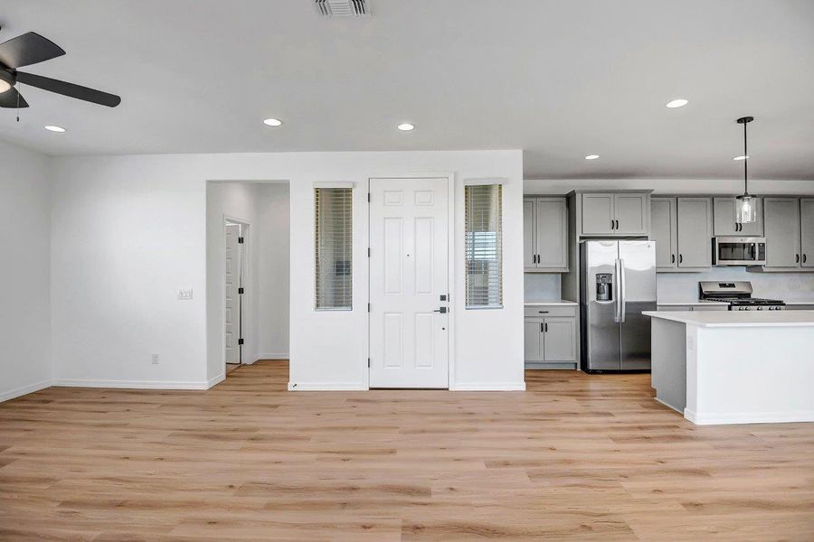 Spacious, unfurnished interior of a new home in Ironwood Villages at North Creek, Queen Creek (Image 22). Spacious, unfurnished interior of a new home in Ironwood Villages at North Creek, Queen Creek (Image 22).