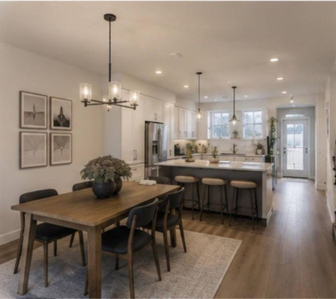 Furnished interior view inside a new home in Carrington Walk, Powder Springs (Image 6).