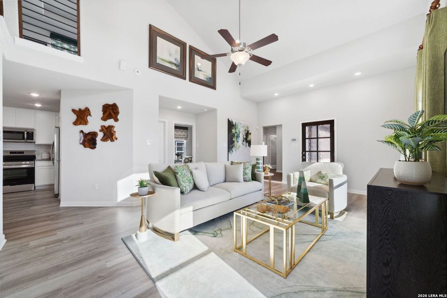 Furnished interior view inside a new home in Red Hawk Landing, San Antonio (Image 10).