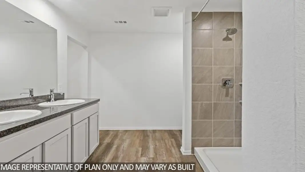 Furnished interior view inside a new home in The Canopies, Splendora (Image 4).