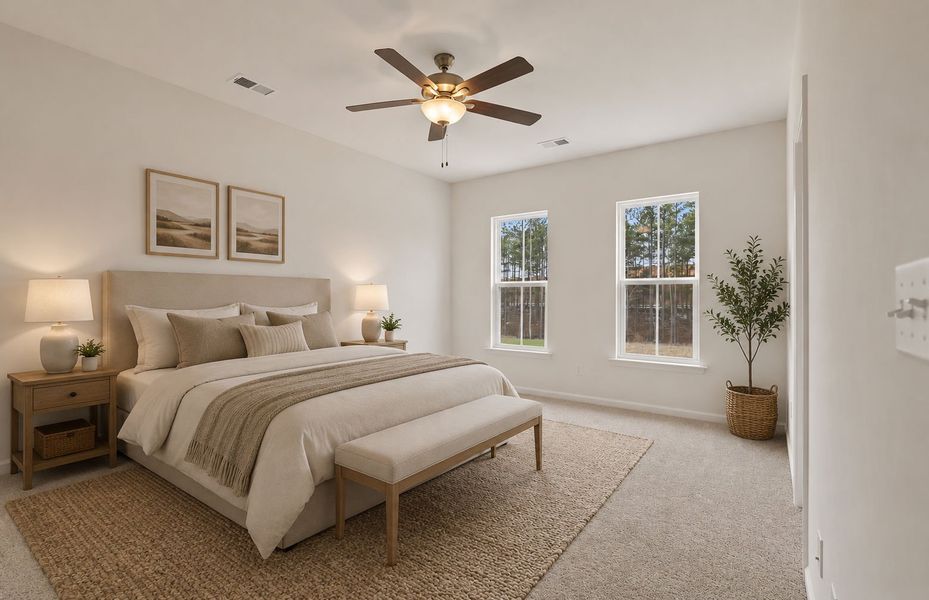 Furnished interior view inside a new home in Alston Park, Greenville (Image 8). Furnished interior view inside a new home in Alston Park, Greenville (Image 8).