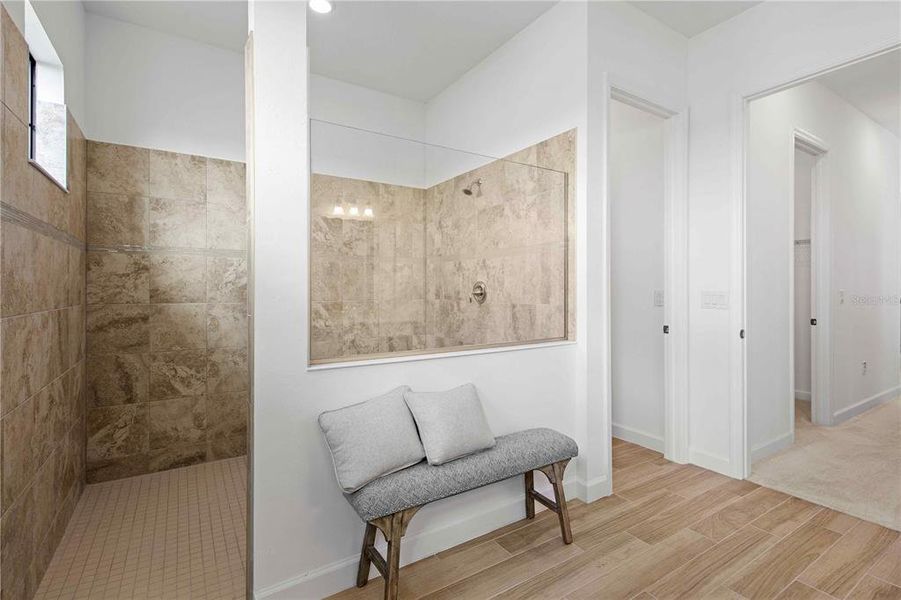 Furnished interior view inside a new home in Harbor East: Estate Homes, Port Charlotte (Image 23). Furnished interior view inside a new home in Harbor East: Estate Homes, Port Charlotte (Image 23).