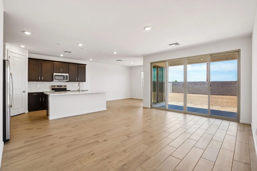 Kitchen, Dining & Great Room