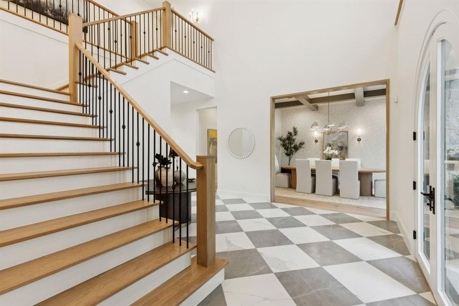 Furnished interior view inside a new home in , Dallas (Image 14). Furnished interior view inside a new home in , Dallas (Image 14).