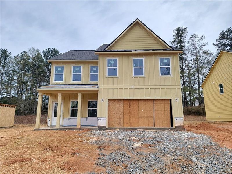 In-progress construction of a new home in The Estates at Casteel, Bethlehem, GA (Image 8).