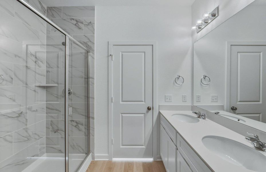 Furnished interior view inside a new home in Sunfield, Buda (Image 6). Furnished interior view inside a new home in Sunfield, Buda (Image 6).