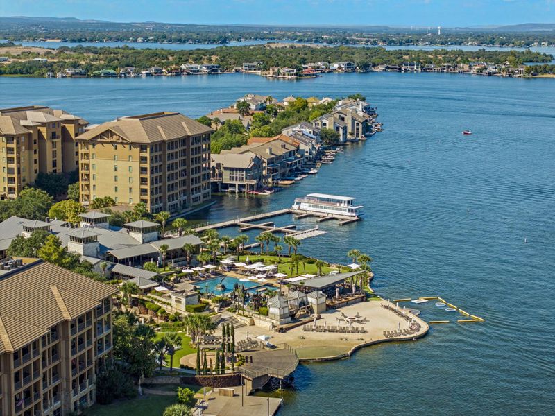 Discover resort-style living with direct lake access and a pristine beachfront.