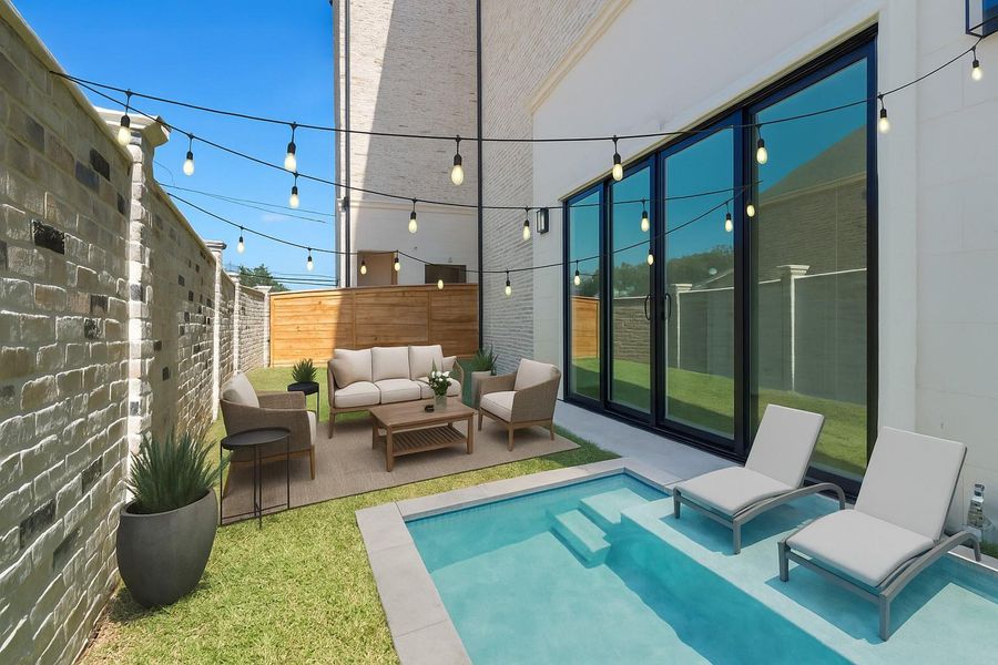 Outdoor yard possibilities *Pool rendering