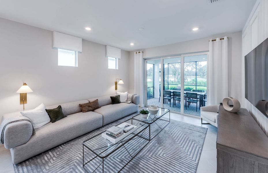 Furnished interior view inside a new home in Arbor Oaks, North Port (Image 13).