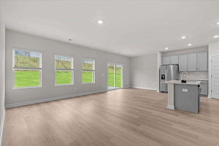 Spacious, unfurnished interior of a new home in The Farm at Wells Creek - Signature Collection, Gray Court (Image 16). Spacious, unfurnished interior of a new home in The Farm at Wells Creek - Signature Collection, Gray Court (Image 16).