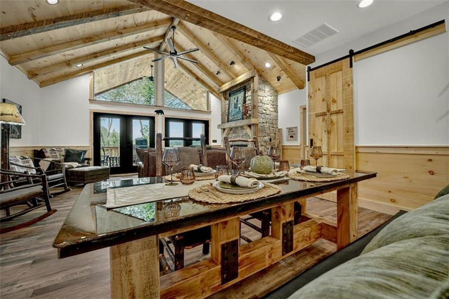 Furnished interior view inside a new home in , Ellijay (Image 7). Furnished interior view inside a new home in , Ellijay (Image 7).