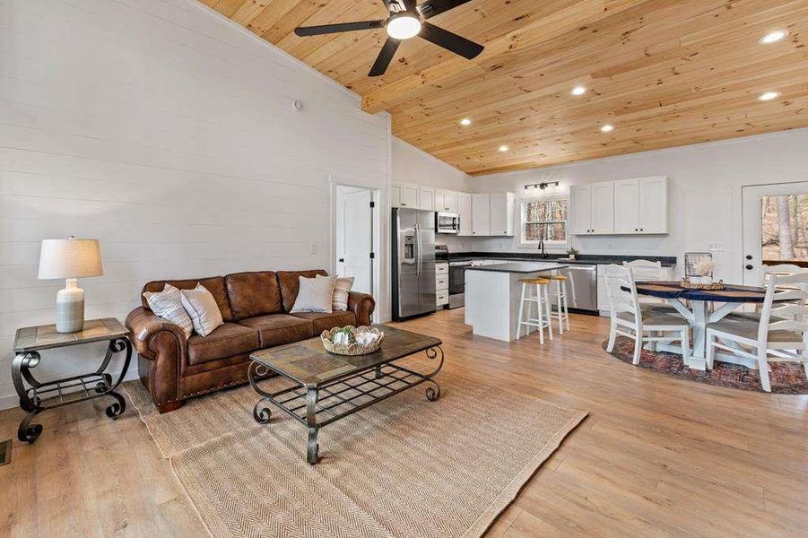 Furnished interior view inside a new home in , Morganton (Image 15).