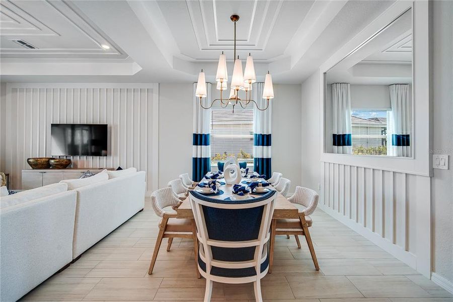Furnished interior view inside a new home in Calusa Country Club, Lakewood Ranch (Image 16).