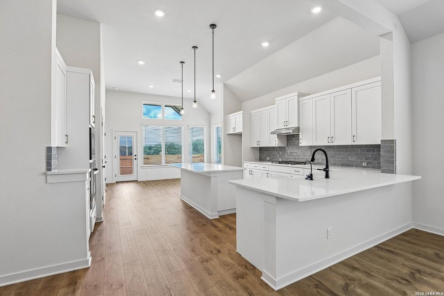 Furnished interior view inside a new home in Stream Waters, Seguin (Image 5).