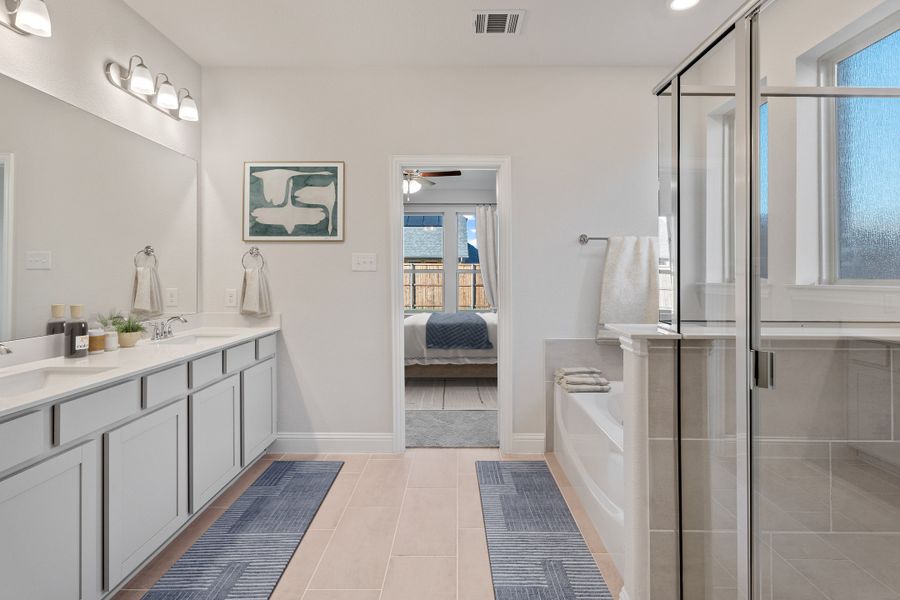 Representative furnished interior of a home built from the Parker by Beazer Homes in Enclave at Legacy Hills: Crossings 50', Celina (Image 6). Representative furnished interior of a home built from the Parker by Beazer Homes in Enclave at Legacy Hills: Crossings 50', Celina (Image 6).