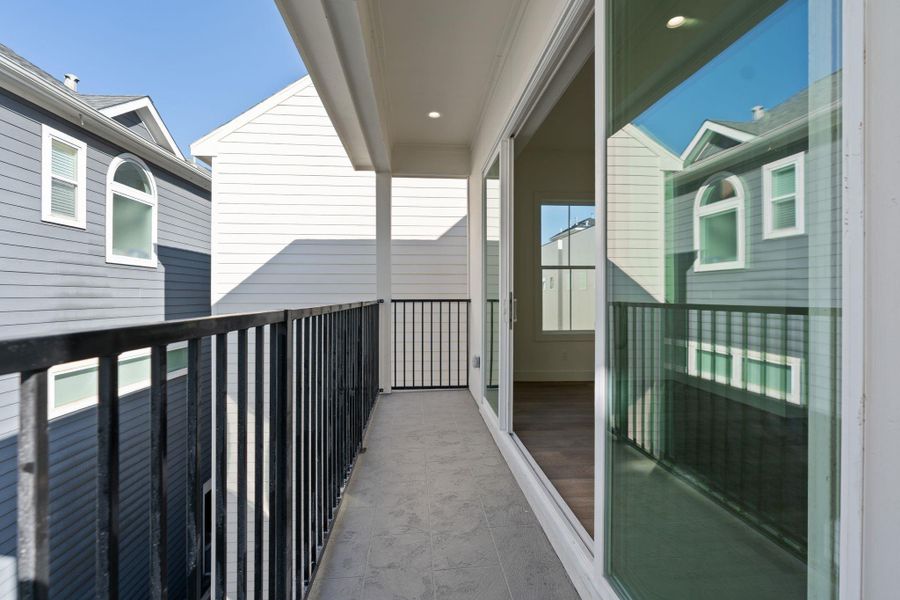 Balcony off primary bedroom!