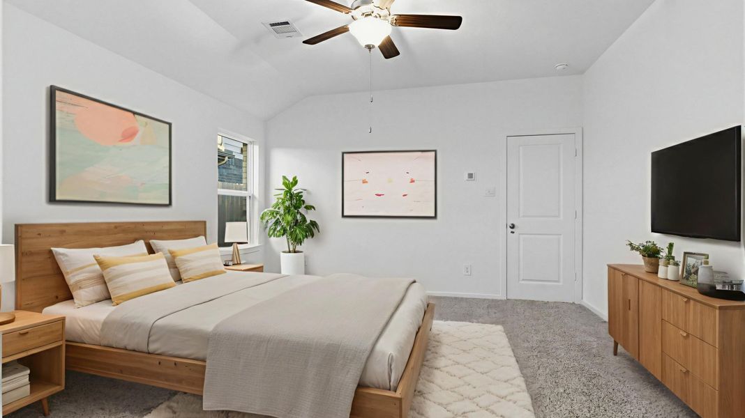 Furnished interior view inside a new home in Lakes at Westland Ranch, League City (Image 6). Furnished interior view inside a new home in Lakes at Westland Ranch, League City (Image 6).