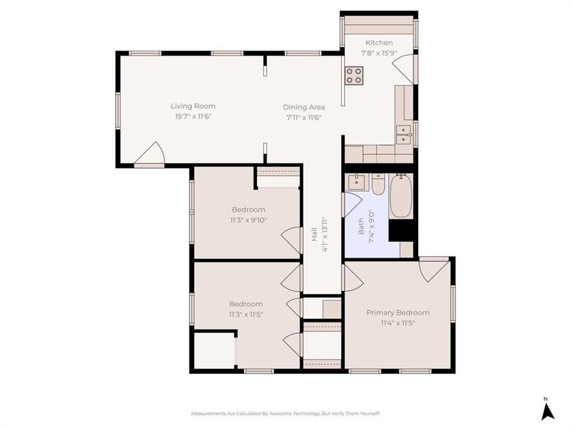 2D floor plan layout of this home in , Weatherford, TX (Image 4).