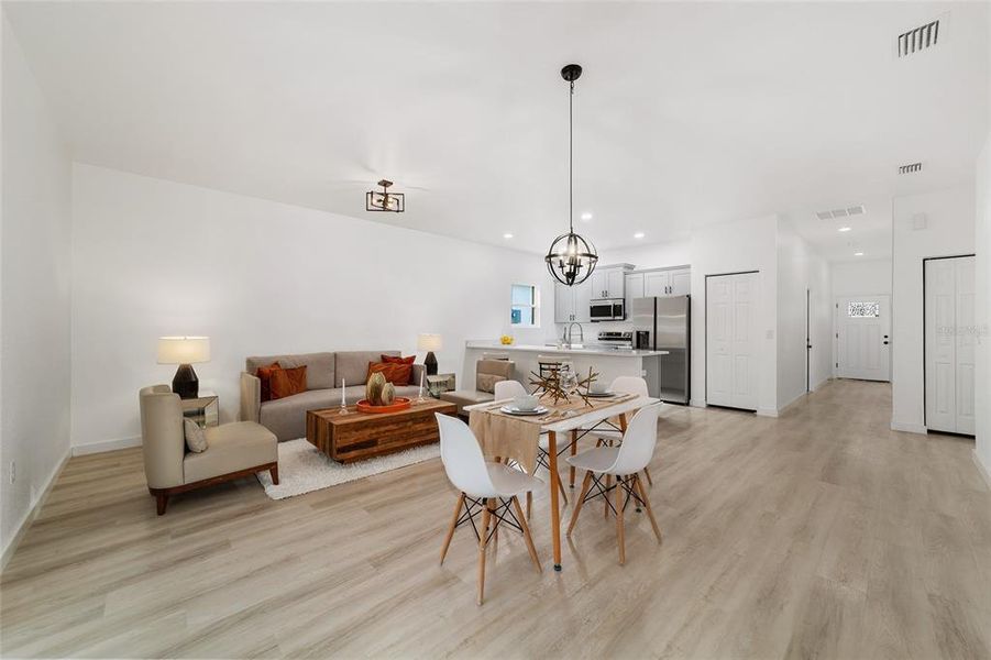 Furnished interior view inside a new home in , Ocala (Image 7).