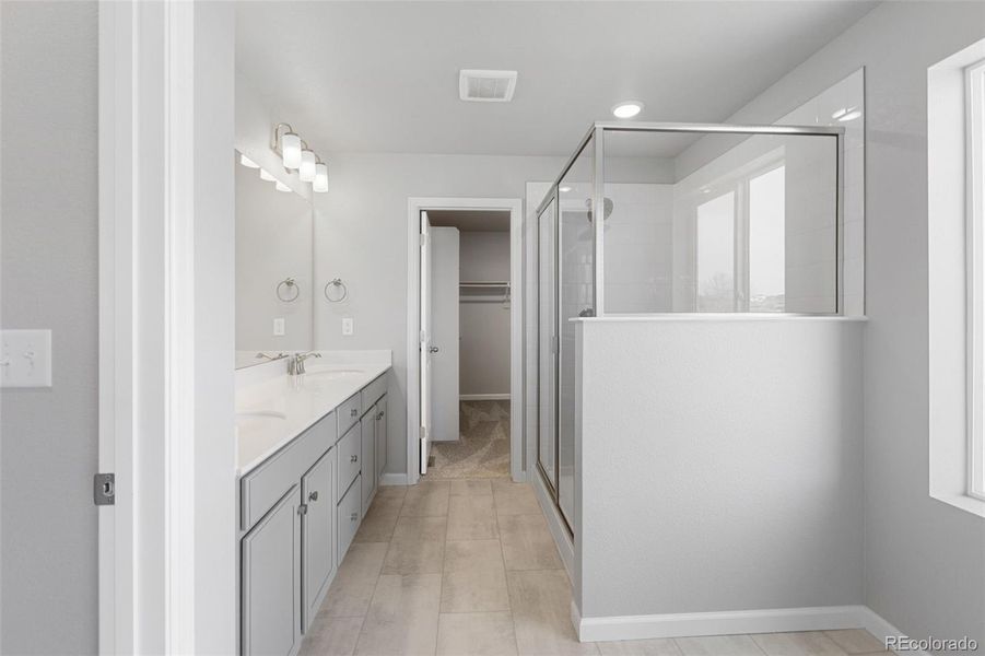 Furnished interior view inside a new home in Highlands Preserve, Mead (Image 6).