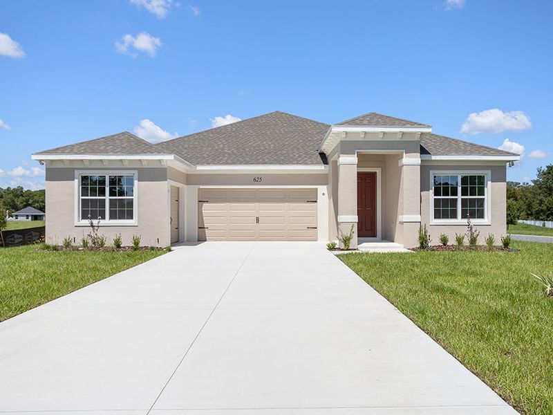 Welcome home to the Monroe by Highland Homes, a spacious single-story home designed for 55+ living!