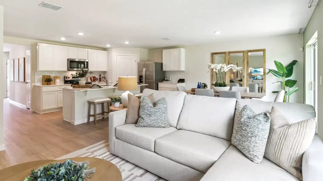 Furnished interior view inside a new home in Sunside at Ormond Station, Ormond Beach (Image 5). Furnished interior view inside a new home in Sunside at Ormond Station, Ormond Beach (Image 5).