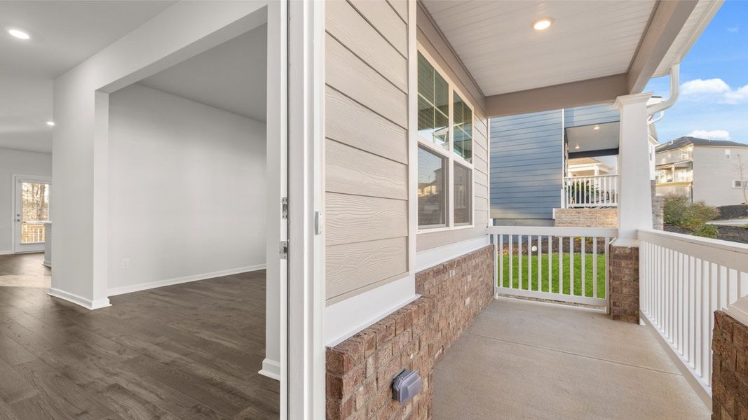 Exterior details and patio area of a home in Southwind Village, Evans (Image 4).