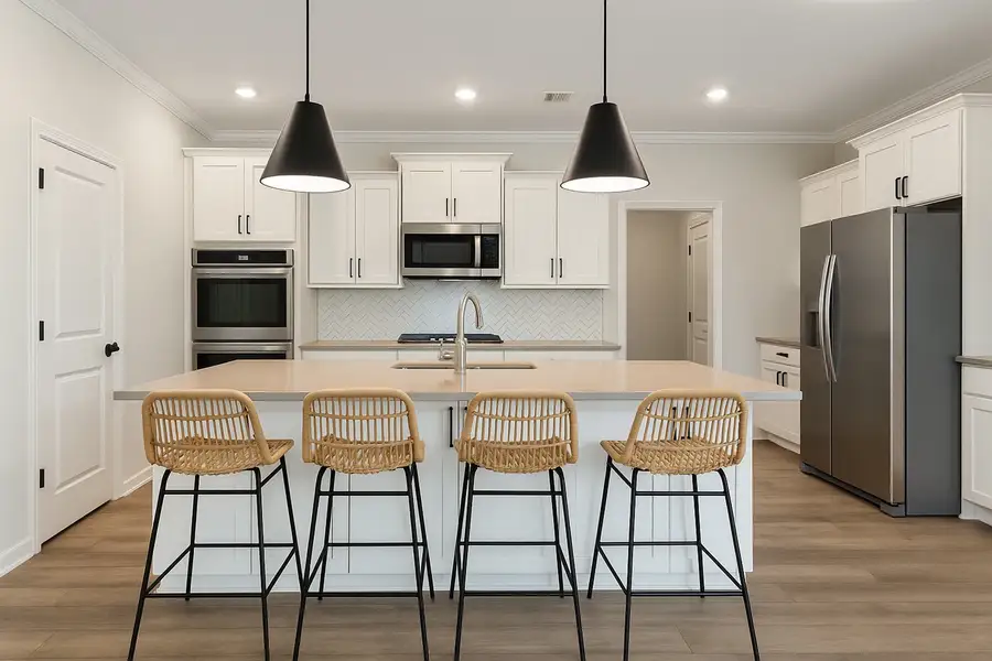 Representative furnished interior of a home built from the Cumberland - Vanguard Collection by Mungo Homes in Hendrix Farms, Lexington (Image 4).