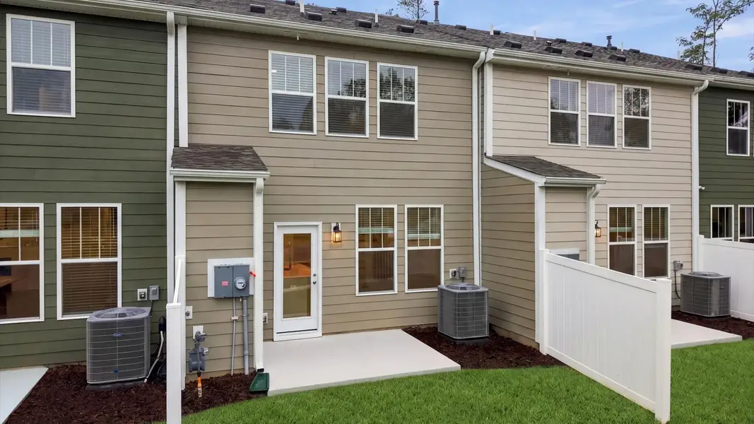 Exterior details and patio area of a home in Brookland Place, Hendersonville (Image 23). Exterior details and patio area of a home in Brookland Place, Hendersonville (Image 23).