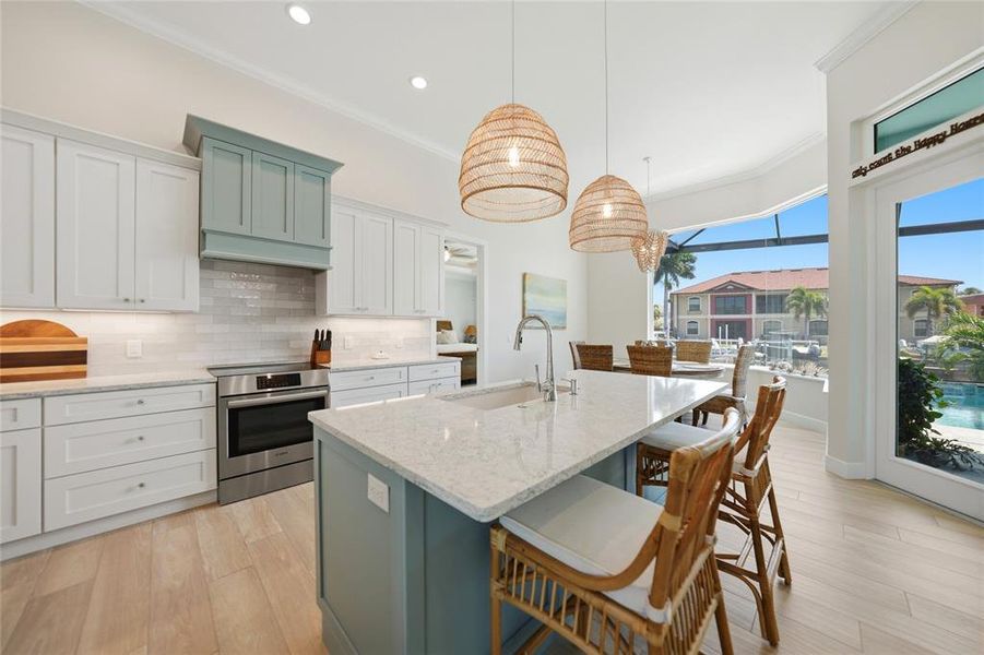 Furnished interior view inside a new home in , Punta Gorda (Image 7).