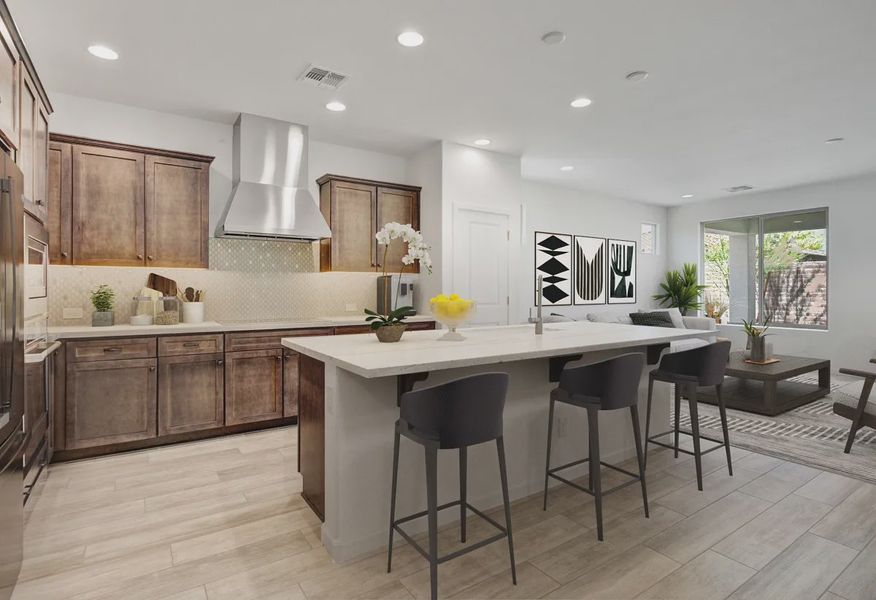 Virtually Staged Wickenburg 1571 Flourish Kitchen - 3 of 8