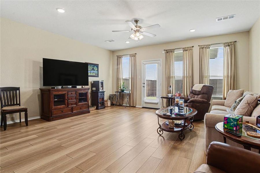 Furnished interior view inside a new home in Waterscape, Royse City (Image 11).