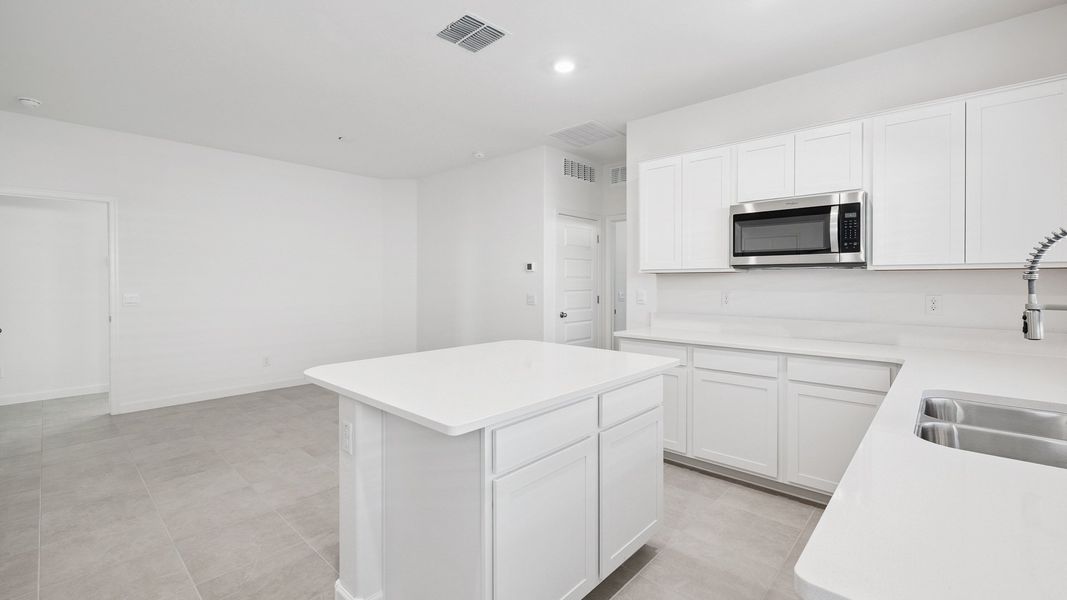 Furnished interior view inside a new home in Desert Moon Estates, Buckeye (Image 10).