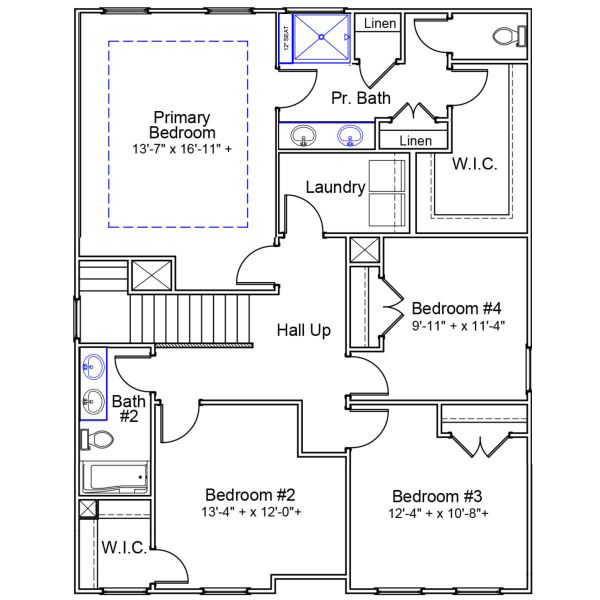 2D floor plan layout of this home in Piper Creek, Newton, NC (Image 3). 2D floor plan layout of this home in Piper Creek, Newton, NC (Image 3).