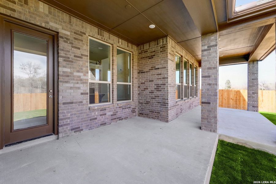 Exterior details and patio area of a home in Alsatian Oaks, Castroville (Image 20). Exterior details and patio area of a home in Alsatian Oaks, Castroville (Image 20).
