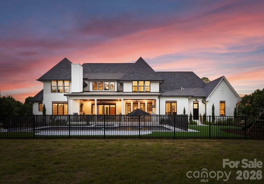 Front exterior of a new home in , Davidson, NC, highlighting curb appeal (Image 22). Front exterior of a new home in , Davidson, NC, highlighting curb appeal (Image 22).